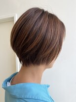 レオ 幸手(Leo)&nbsp;30代40代小顔ふんわり丸みボブ◎透明感アッシュグレージュ