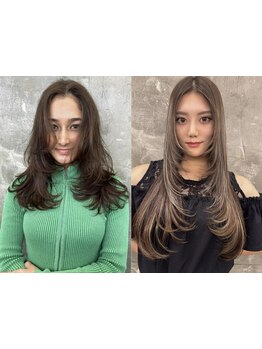 【心斎橋】レイヤー×ハイライトで圧倒的な立体感！毛先パサつきゼロの目を引くトレンドスタイルはK!ngへ★