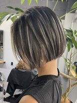 レブ 四条烏丸(Reb,)&nbsp;ハイライトブリーチ京都ボブタッセルボブ３０代ボブロングヘア