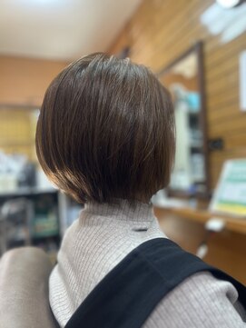 レヴィゼ コンパクトショートショートボブフォギーアッシュカラー