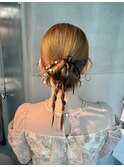 【ロープカチモリ】結婚式/銀座/ヘアセット/カチモリ/アレンジ
