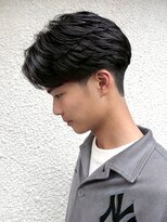 ロットオム 茅ヶ崎(Lot HOMME)&nbsp;リバースセンターパート/ニュアンスウルフ/ダウンバング/茅ヶ崎