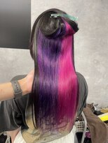 エル ヘアサロン なんば店(eL)&nbsp;☆HIROTO☆purple×pink