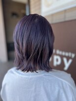 ジッピーオブトータルビューティ(Zippy of total beauty) レイヤーボブ × パープル