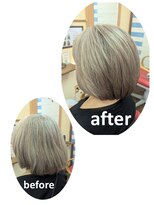ヘアークルーズ(hair Cruz)&nbsp;髪修復・白髪ぼかしカラー