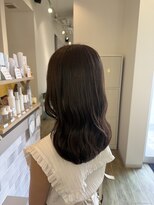 ジュエ ヘアー デザイン(Jue hair design)&nbsp;秋感ミントベージュ/ワンカラー/イルミナカラー/知立/20代