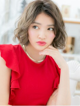 モッズヘア 越谷(mod's hair) *mod's越谷*大人ボブ…くせ毛風抜け感スタイルa