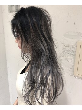 エイト 福岡天神店(EIGHT fukuoka) 【EIGHT福岡】nabe_コントラストバレイヤージュSILVER★