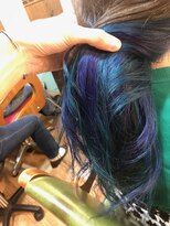 ビヨンドイー(beyond E)&nbsp;インナーカラーエメラルドパープル