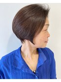 【レザーカットショートボブ】