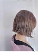 切りっぱなし風ボブ