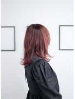 ノード(NODO)&nbsp;レッドピンクのミディアムウルフ♪