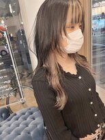 アプリ バイ リアン 浦和(appri by Rien)&nbsp;フェイスハイライト/ミディアムヘア/ショコラベージュ