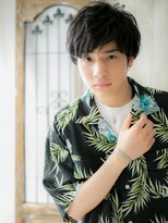 トニーアンドガイメン ホテル京阪仙台店(TONI&GUY MEN)&nbsp;自然体重視！ランダムパーマの黒髪マッシュc