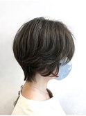 ハンサムショート×オリーブグレージュカラー☆