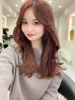 ロンド マーレ 天神大名店(Lond mare)&nbsp;韓国風ヘア　コリアンヘア　顔まわりレイヤー　顔まわりカット