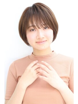 ヘアーズ キュア(hair's Cure) 丸みのあるふんわりショートボブ