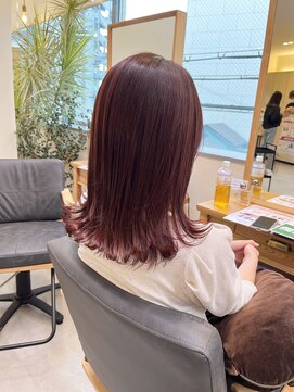 ヘアーポケット リタ(HAIR POCKET ritta) 暖色系女子☆バーガンディカラー