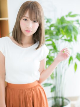 レアワンハナレ センター北美容院(lea/1 HANARE) センター北/髪質改善/美髪☆斜めバング×ハイトーンカラー!f