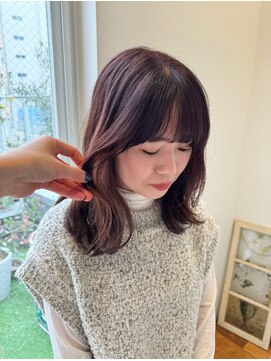 バイオレット 栄店(Violet) くびれ巻き コテ巻き風パーマ パーマスタイル くびれ巻き パーマ