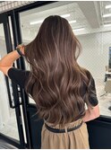 前髪　こなれミディ　イメチェン　ウェーブパーマ　韓国マッシュ