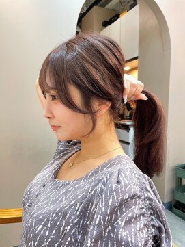 ロウバイレボ 柏(lou by revo) ミディアム/韓国風/レイヤーカット/顔回りカット/柏駅