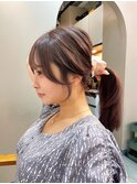 ミディアム/韓国風/レイヤーカット/顔回りカット/柏駅