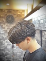 プラウド(PROUD) メンズナチュラルセンターパートニュアンスパーマ毛流れ重視