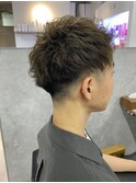 アップバングショート