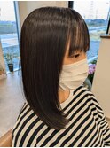 縮毛矯正でさらさらヘアー