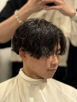 バース 梅田中崎町店(BIRTH)&nbsp;ニュアンスパーマシャドーパーマセンターパート大阪メンズパーマ