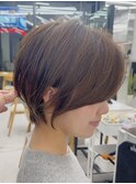 前髪カタログ/イメチェンスタイル／ウェーブパーマ/こなれミディ