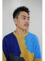 メリケンバーバーショップ トーキョー(MERICAN BARBERSHOP TYO)&nbsp;メンズカットアップバングスパイキーショート（ヌマタユウト）53