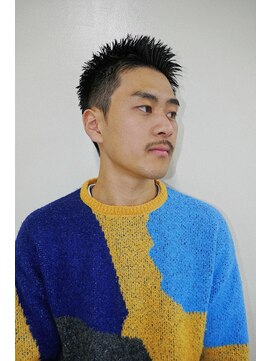 メリケンバーバーショップ トーキョー(MERICAN BARBERSHOP TYO) メンズカットアップバングスパイキーショート（ヌマタユウト）53