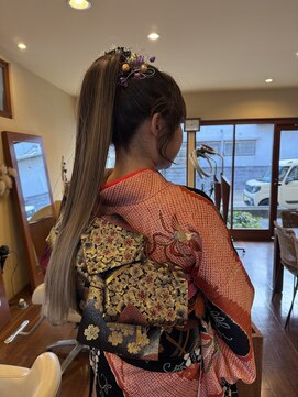 オール 学園前店(oar) 着物にあうヘアアレンジ