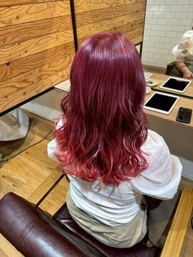 エンライズハナレ(en rise hanare) ロング/ハイトーン/ベージュ/ブラウンベージュ/セミロング