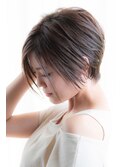 清潔感×後頭部ふっくら 大人のストレートショート提案(st橋元)