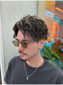 ハイライト×ツイストスパイラルセンターパート