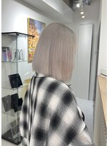 ペレ 渋谷(PELE)&nbsp;ホワイトグレージュ/デジタルパーマ/チェリーブラウン/渋谷