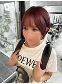 髪質改善インナーグレージュピンクベージュマチルダボブNOOS根本