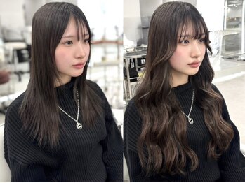 リヴ オオサカ(LIV OSAKA)の写真/【梅田/大阪】長さも印象もパッと変わる♪自然に馴染むエクステであか抜けヘア◎