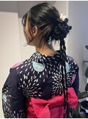 花火大会や夏祭りに！浴衣アレンジ