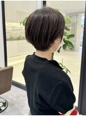 「evri」ショートボブ　４０代ヘアスタイル　ボブ　ショート