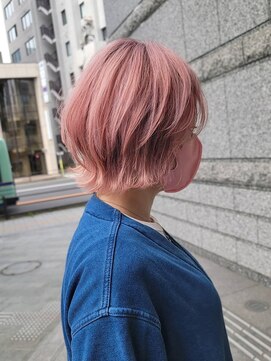 プログレス フレスポ富沢店(PROGRESS) レイヤーカット/スモーキーピンク/20代30代40代