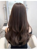 チョコレートブラウン/まろベージュ/ブリーチなし/ローレイヤー