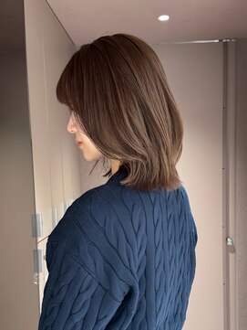 ハイライトカラー/ココアブラウン/白髪ぼかし/恵比寿サロン