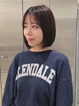 イル 天神大名店(ill)&nbsp;作り込みすぎない自然な可愛さ!!ナチュラルボブ!!天神大名美容室