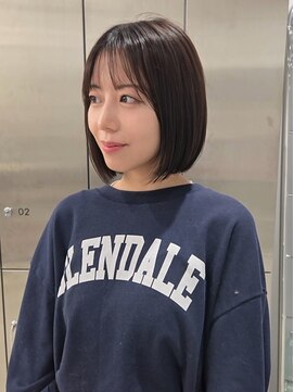 イル 天神大名店(ill) 作り込みすぎない自然な可愛さ!!ナチュラルボブ!!天神大名美容室