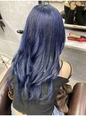 大人クールネイビーブルー