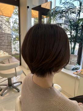 やくし美容室 中央店 ショートボブ